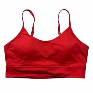 Forever 21 Red Sports Bra Size Medium